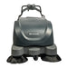 NaceCare NC 9 36-inch battery walk-behind sweeper, front view showing both side brooms