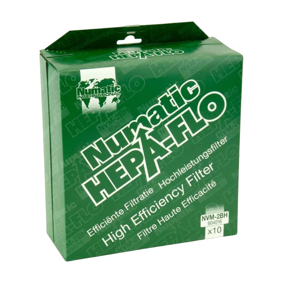 Box of 10 NaceCare NVM-2BH HepaFlo vacuum bags, part 604016