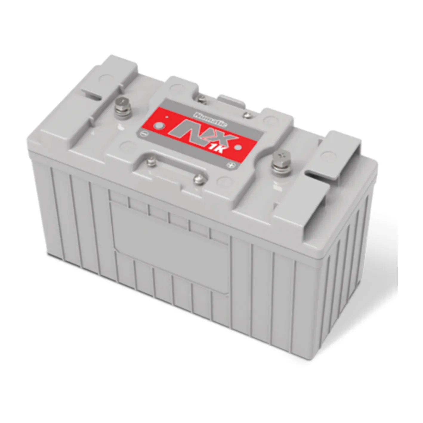 NaceCare NX1K lithium iron phosphate battery 911948, gray case with red Numatic label and carry handle