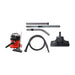 PPR 380 canister vacuum next to the AST3 kit with air-driven power head, wand and hose