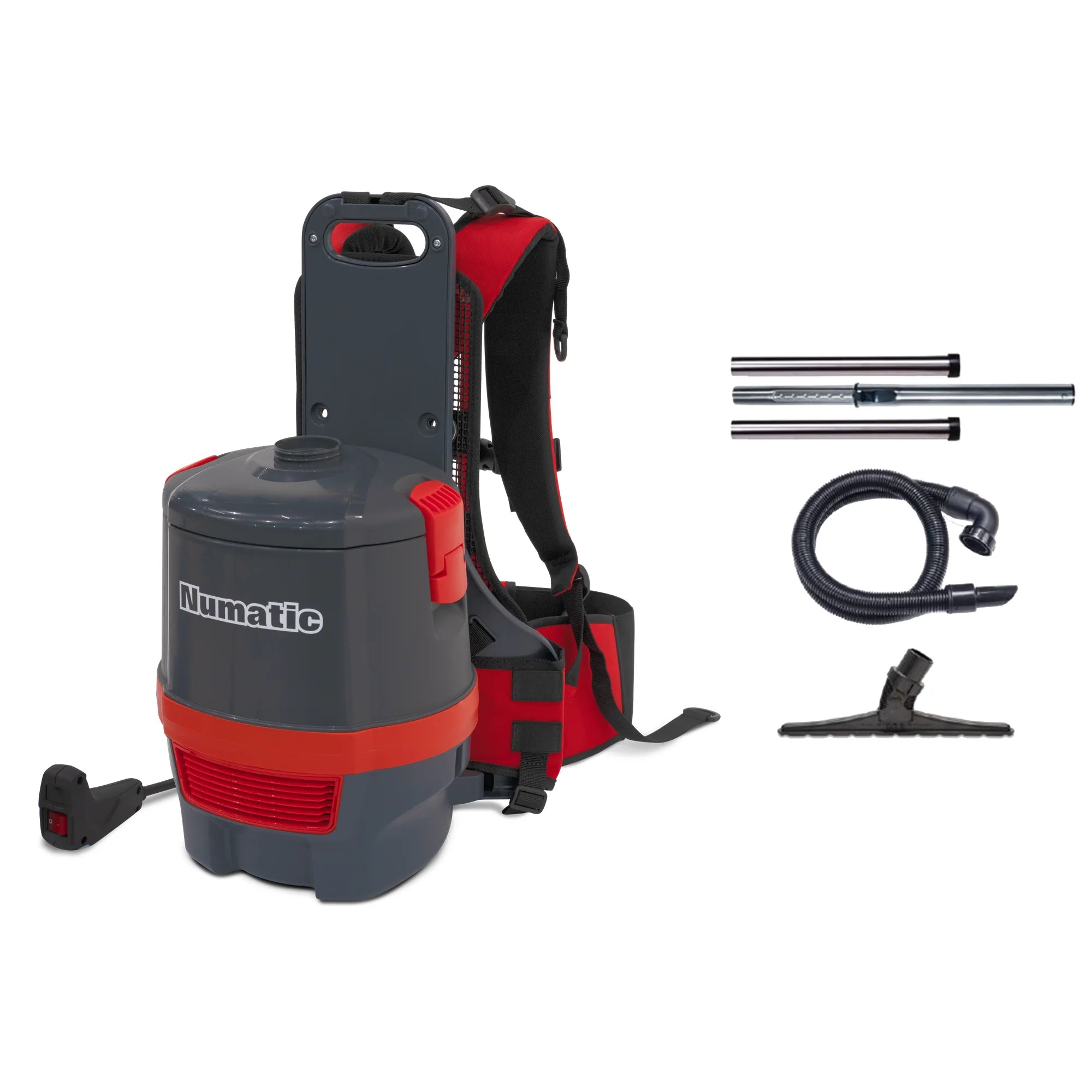NaceCare RSV 150 with the ASTB6 kit: hose, telescopic wand and 15-inch Sidewinder carpet tool