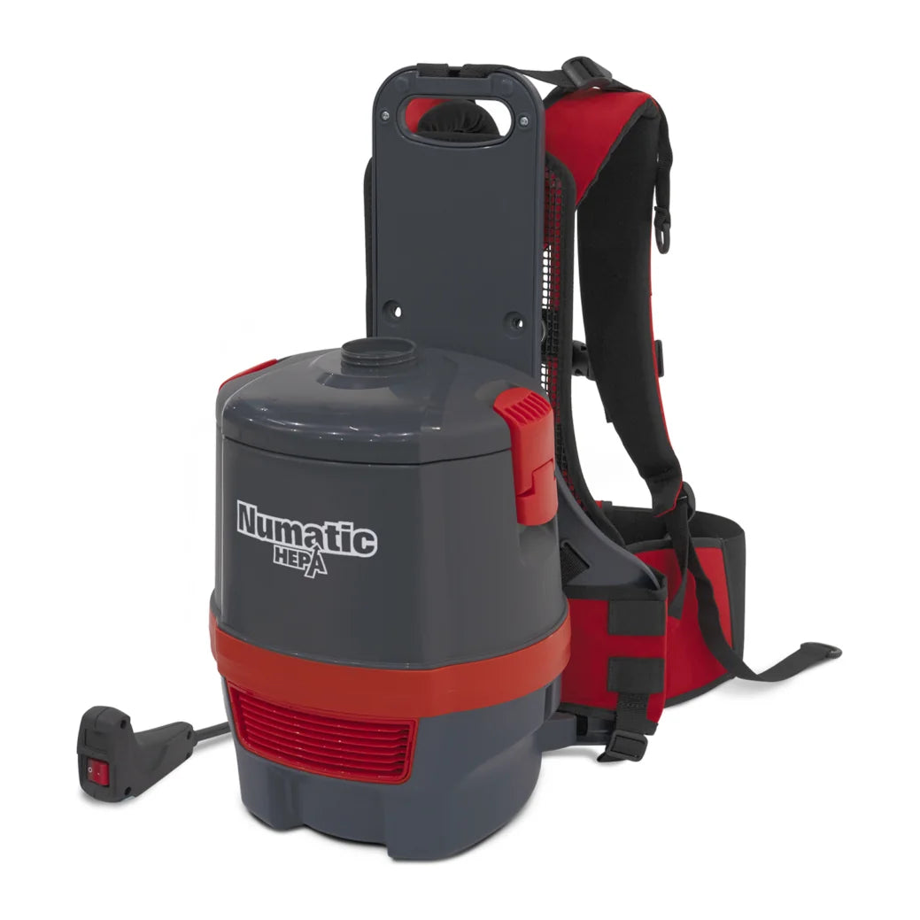 NaceCare RSV 150H HEPA13 backpack vacuum, front angle
