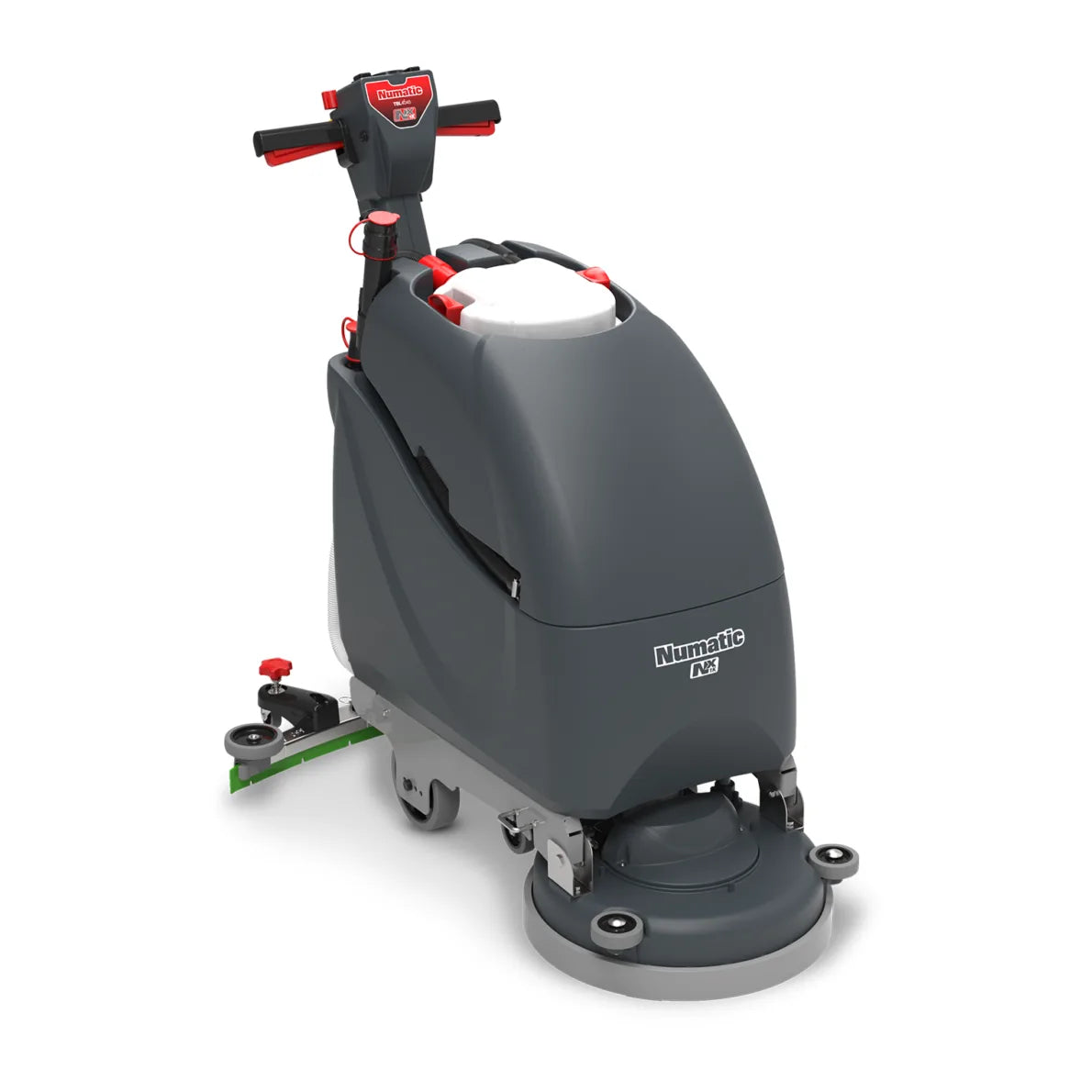 NaceCare TBL 1120 walk-behind floor scrubber, front right view