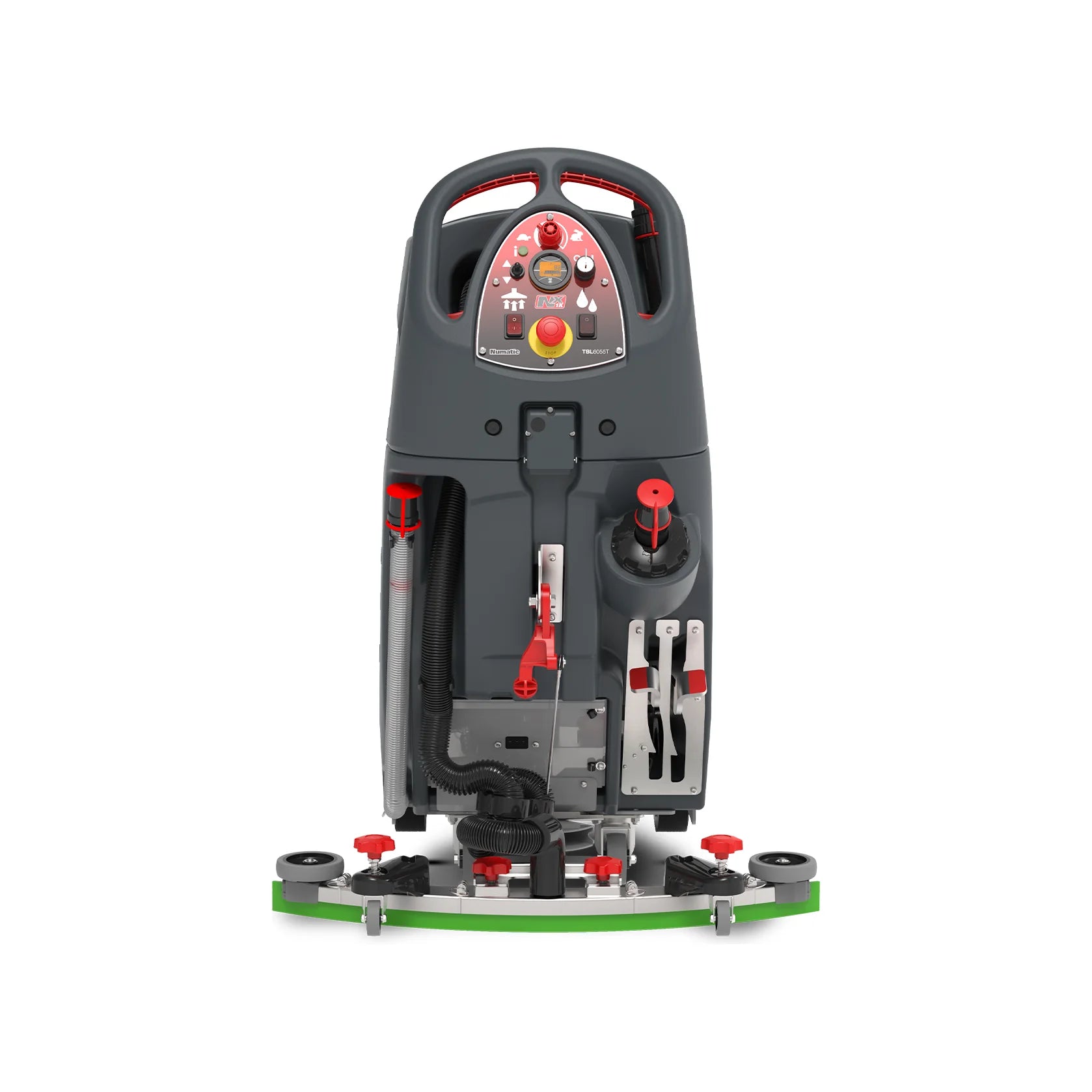 NaceCare TBL 1620T operator side with the handle and control panel
