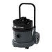 TEL 390 HEPA fine dust vacuum with hose and floor tool, angled view
