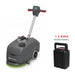 NaceCare TGB 516NX compact battery scrubber shown with an extra NX300 lithium battery (two-battery package)