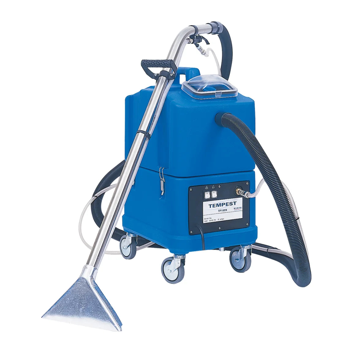 NaceCare TP 8X box extractor from the front with the wand connected
