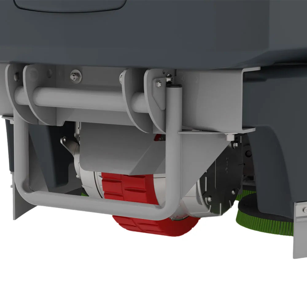Drive wheel of the NaceCare TVL 850 ride-on scrubber