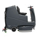 Side view of the NaceCare TVL 850 ride-on floor scrubber
