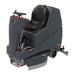 NaceCare TVL 850 ride-on floor scrubber on a white background, angled view