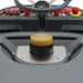 Warning light on the NaceCare TVL 850 ride-on scrubber