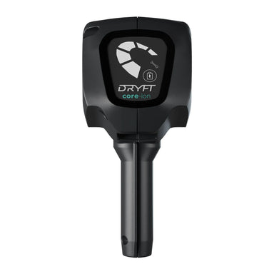 Nilfisk Dryft CORE-ion 25.2V 5Ah lithium-ion battery 58002022, front view showing the charge level display