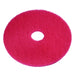 Red Nilfisk ECO buffing floor pad