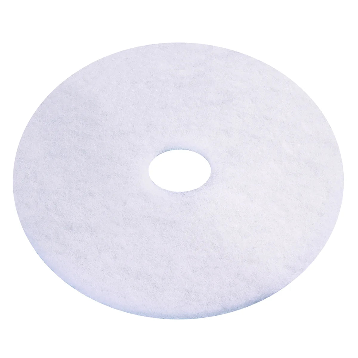 White Nilfisk ECO polishing floor pad