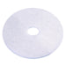 White Nilfisk ECO polishing floor pad