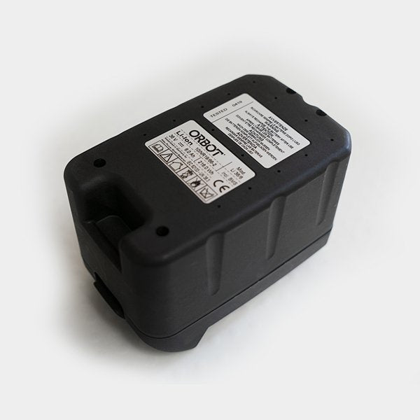 Orbot 36V Li-ion battery pack for the SLiM and LiO, black case with Orbot label