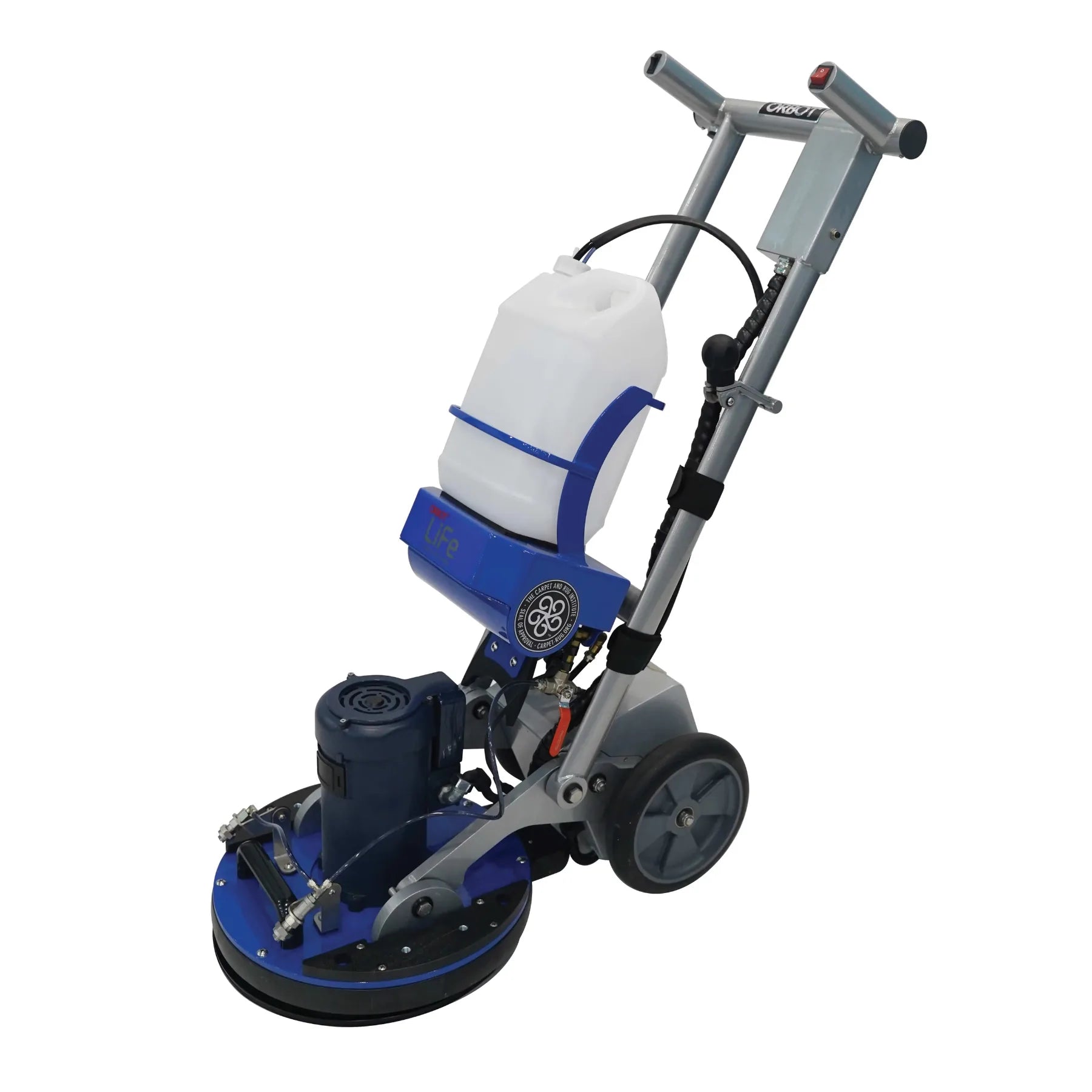 HOS Orbot LiFE Oscilating Orbital Floor Machine Left Angled View of the machine ready to operate