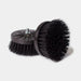 Two Orbot Micro black stiff scrub brushes for tile, grout and stone