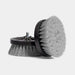 Two Orbot Micro gray ultra soft brushes with flagged bristles for upholstery and leather