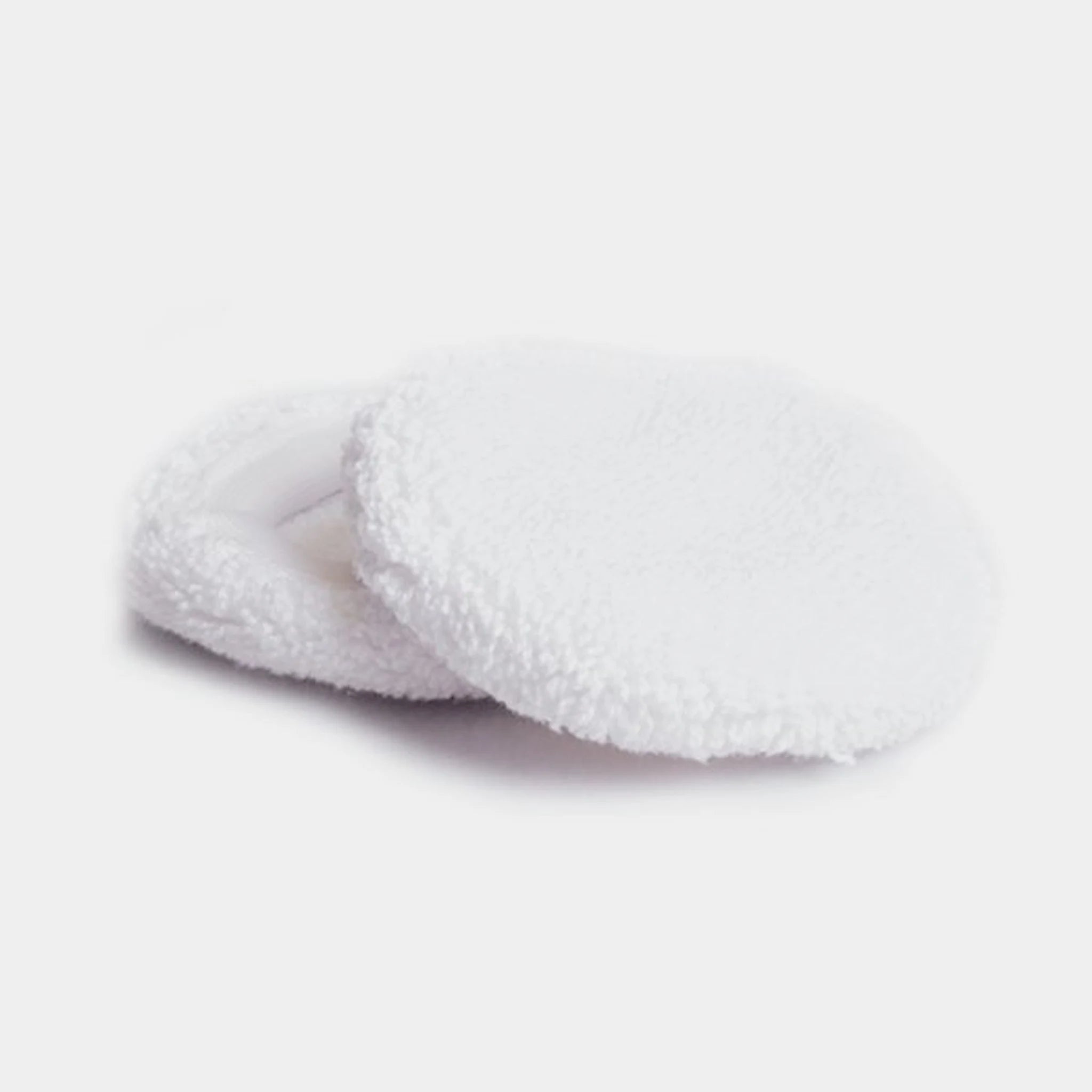White Orbot Micro SuperZorb absorbent cotton blend pads with elastic edges