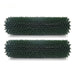 PFMWEB - Escalator Specialized  Cylindrical Brush For The Powr-Flite Multiwash 14 - Green color Bristle close up - Separated bristle rows are visible