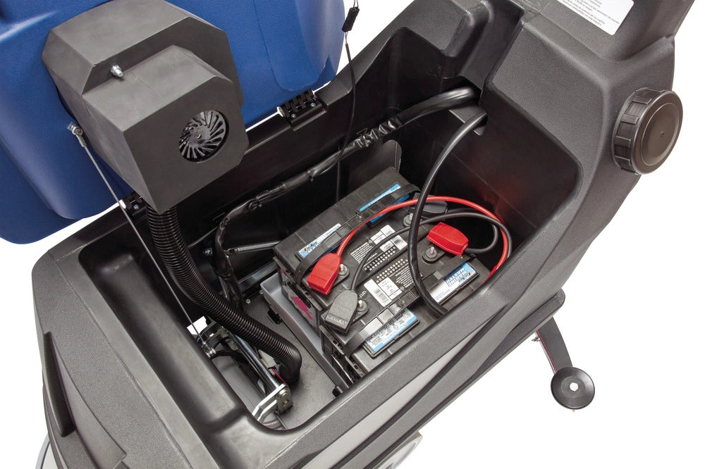 Powr Flite Phantom 20 Scrubber Batteries Compartment View