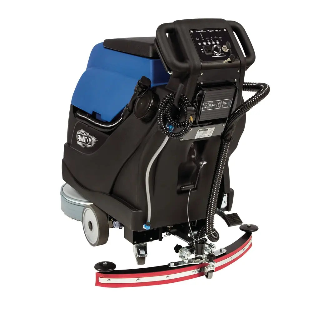 Powr Flite Phantom 20 Scrubber Rear Left Handle and Panel View