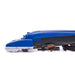Borelli Dual Pro with the handle lowered flat for low-profile cleaning, side view