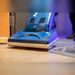 Borelli Dual Pro nozzle moving from a wood floor onto a rug