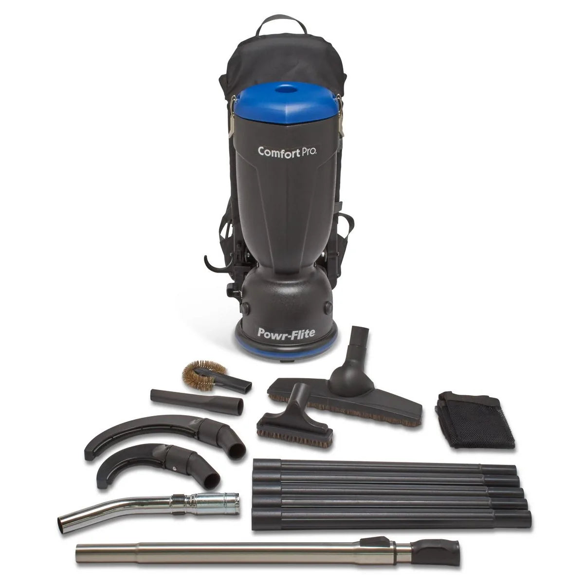 Comfort Pro BP6S-KIT2 Ranger kit: BP6S backpack vacuum with the X6004-HU 20 ft high-up cleaning kit