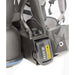 X1200C battery installed in the base of the Powr-Flite Comfort Pro Freedom cordless backpack vacuum