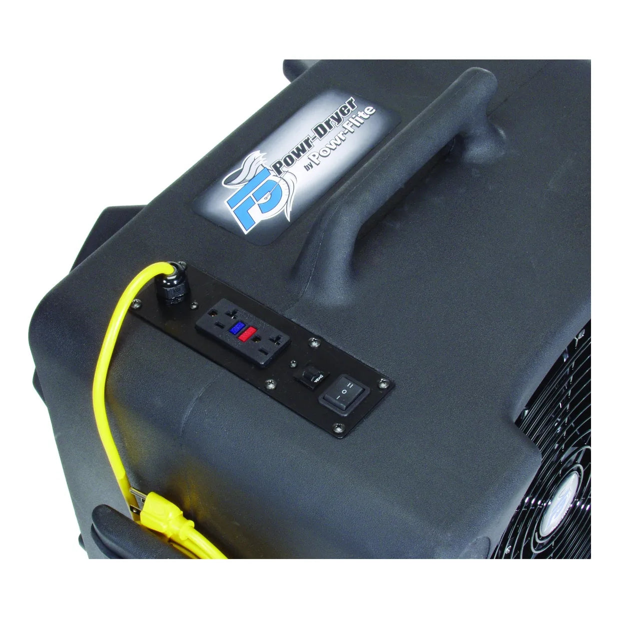 Powr-Flite F5 control panel with GFCI outlet, circuit breaker and speed switch