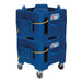 Two Powr-Flite F6 Downdraft dryers stacked on their casters