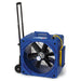 Powr-Flite F6 Downdraft PDF6WRD dryer standing upright with the telescoping handle extended