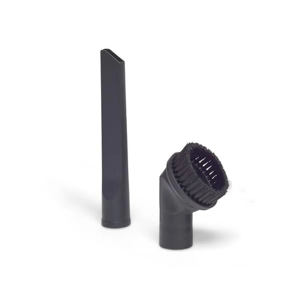 Newton crevice tool and dusting brush