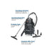 Powr-Flite PF54 wet dry vacuum features graphic