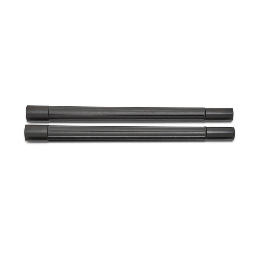 Two plastic friction-fit extension wands included with the Rigel Deluxe