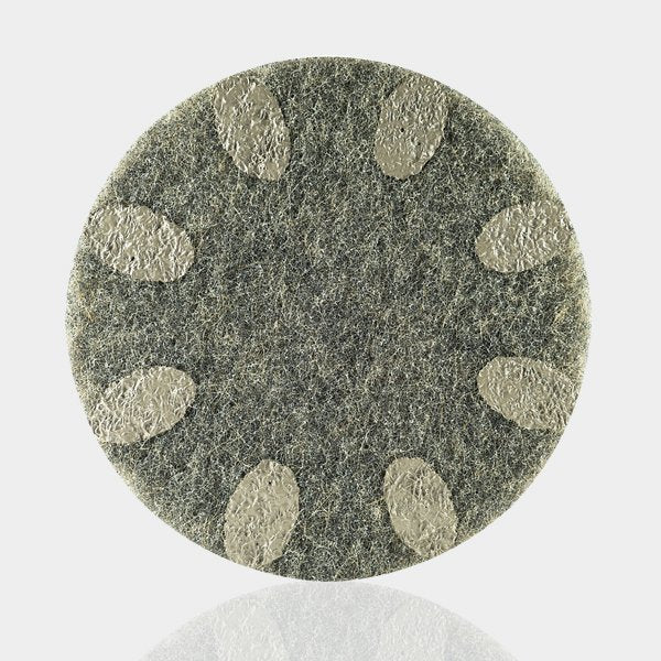 Orbot StoneFlash step 5 pad for high gloss and maintenance, round pad viewed from above