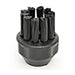 Therma-Kleen 4010 1-inch nylon screw-on detail brush for the Therma-Steem Industrial 400 and XL