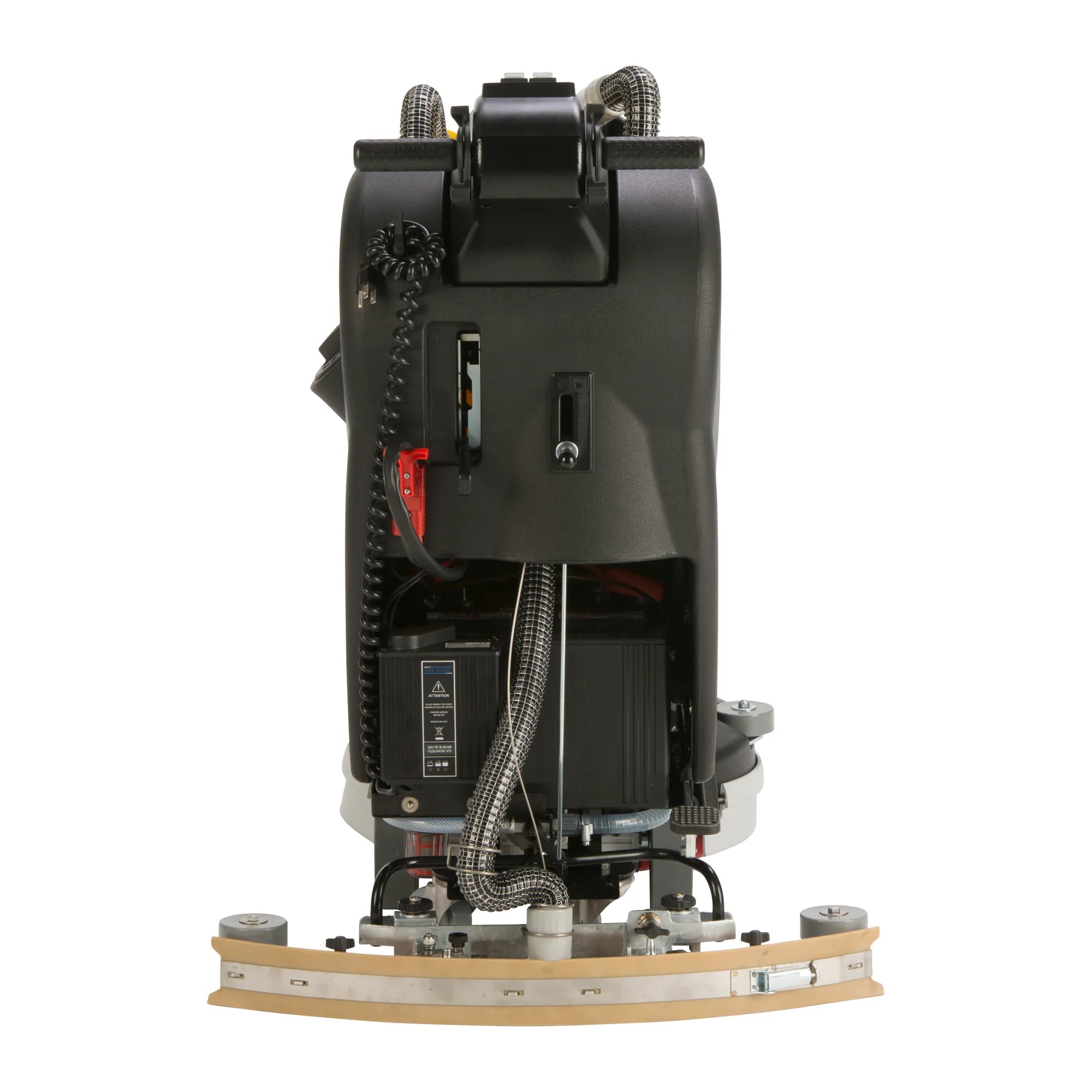 Tornado BD 20/11LT traction-drive walk-behind scrubber, rear view