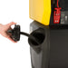 Filling the Tornado BDSO 20/21 stand-on scrubber solution tank through the fill cap