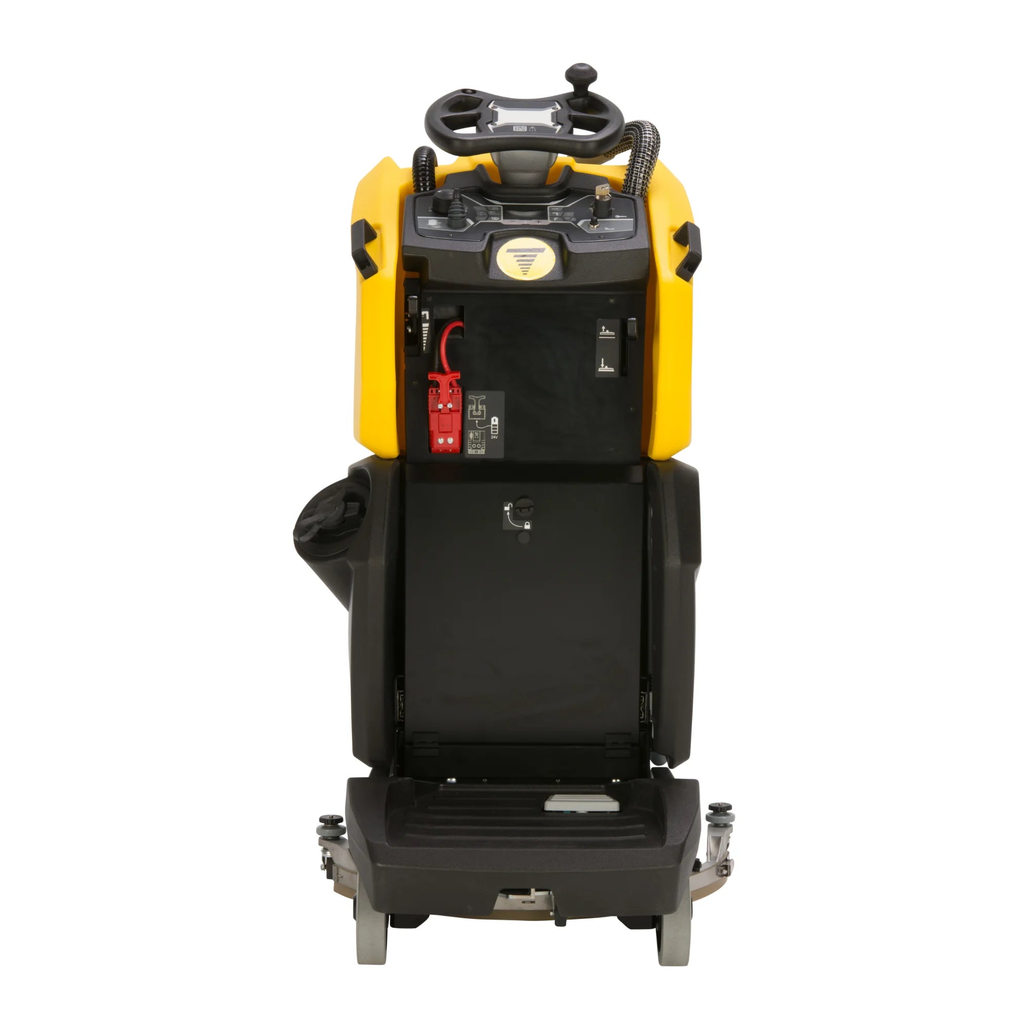 Tornado BDSO 20/21 stand-on scrubber, rear view
