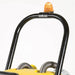 Close-up of the Tornado BR 33/30 ride-on scrubber roll bar with an amber warning light, recovery hoses below