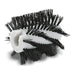 Tornado 90081 Tynex escalator brush for the BR 460, black abrasive bristles wound around a white core