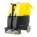Tornado Cascade 20 self-propelled recycling carpet extractor with its 20 inch cleaning head and vacuum hose, angle view on white