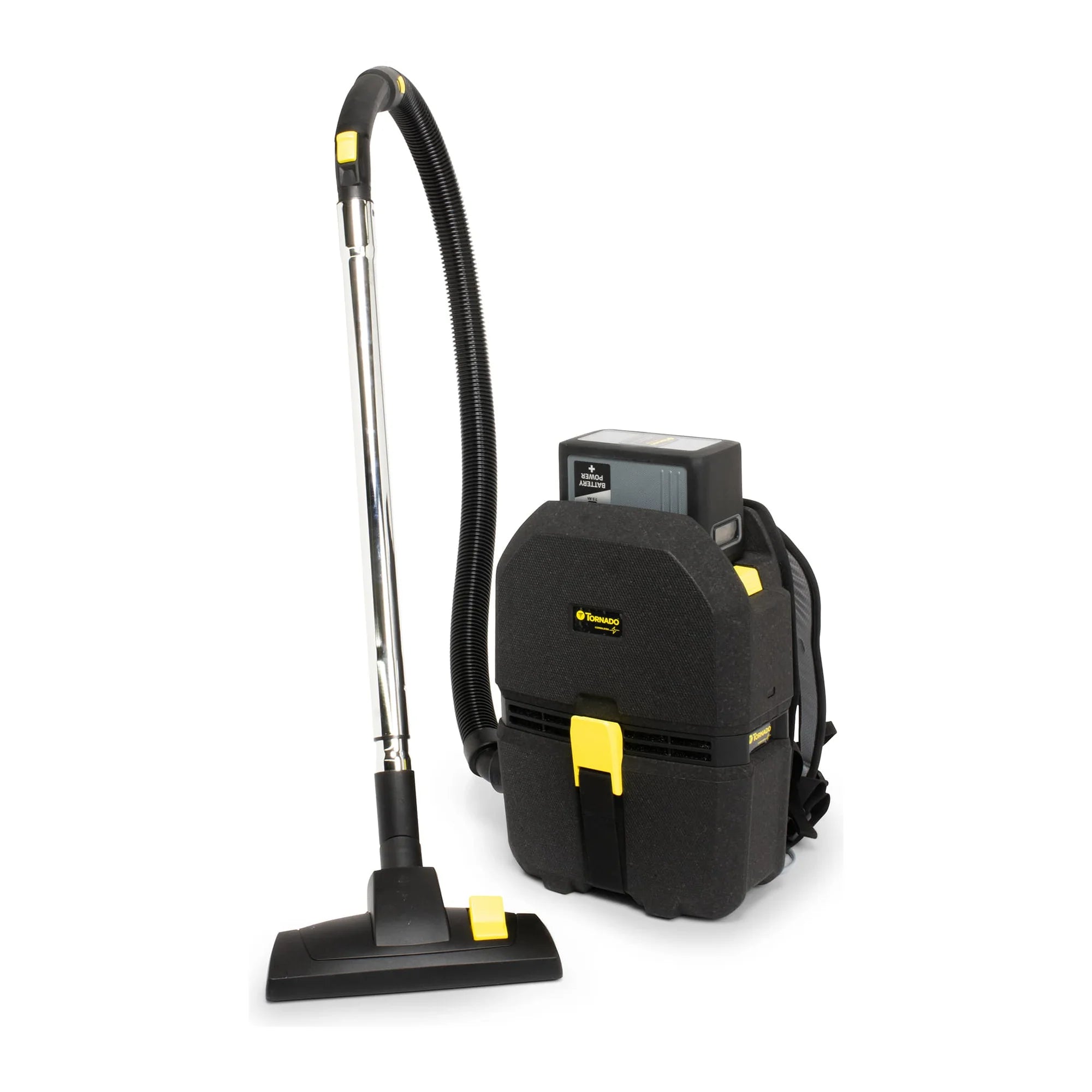 Tornado Zephyr TV570-Q03-U cordless backpack vacuum with wand and floor tool, the other machine this filter fits