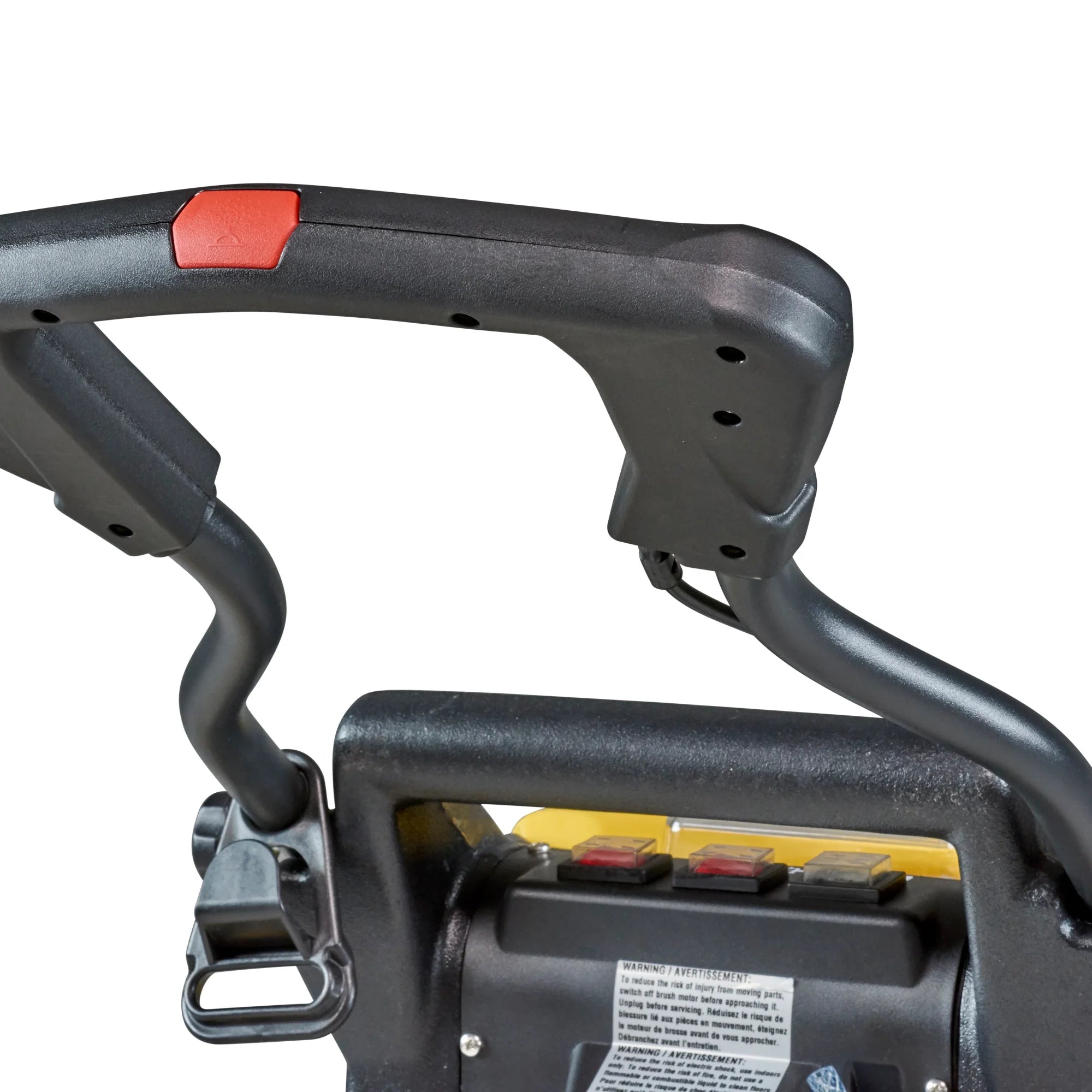 Close-up of the spray trigger on the Tornado Mini-Marathon 370 self-contained carpet extractor handle