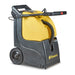 Tornado Mini-Marathon 370 self-contained carpet extractor with the handle folded down for transport and storage