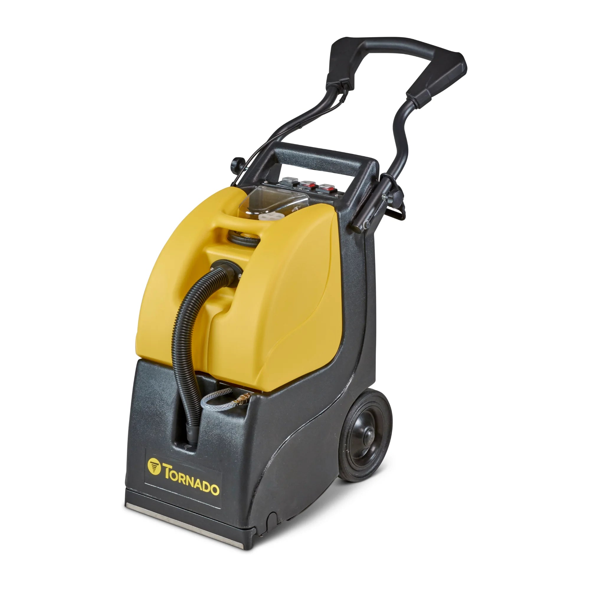 Tornado Mini-Marathon 370 self-contained carpet extractor, front right angle view