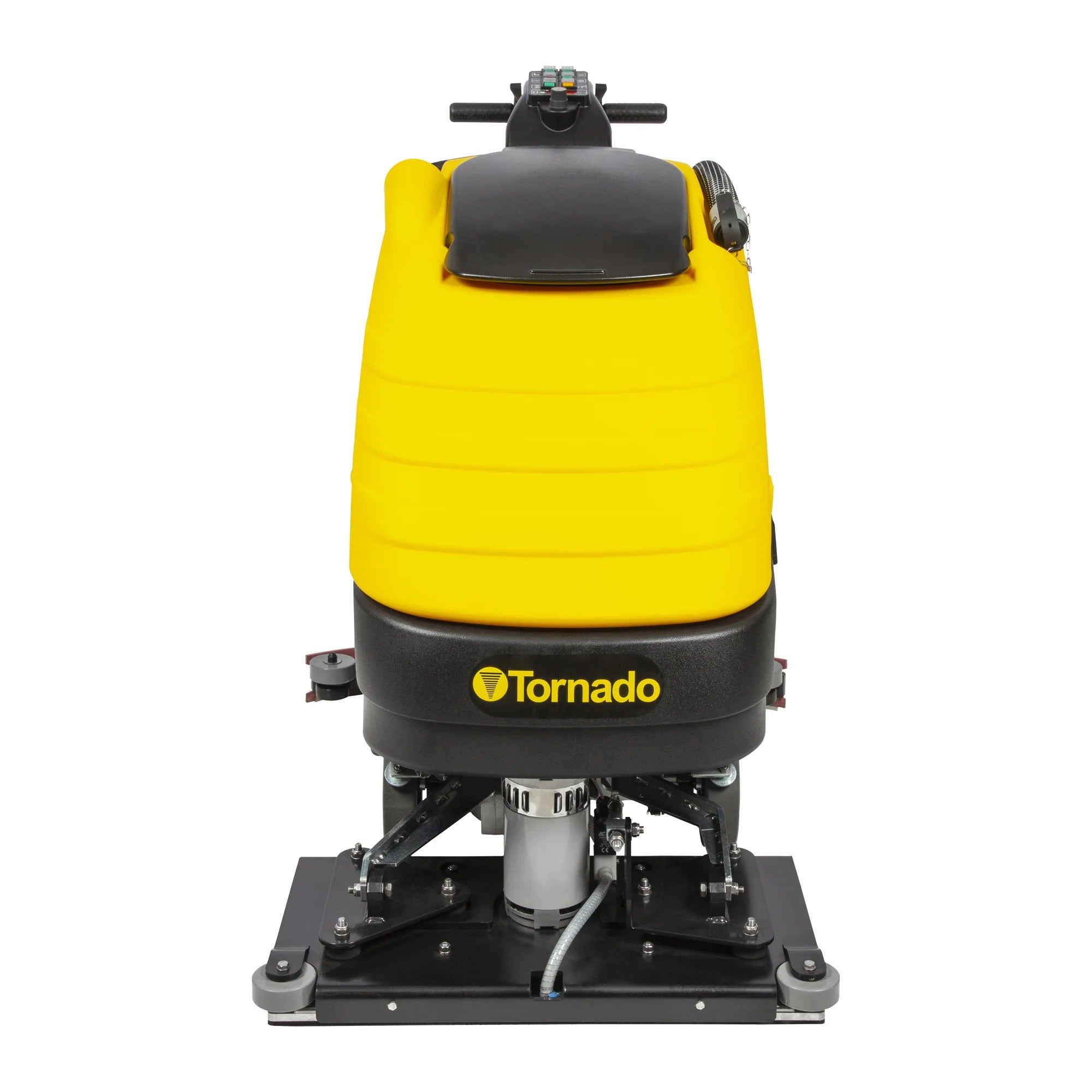 Tornado OB 28/20 orbital walk-behind scrubber, front view showing the 28 inch orbital deck
